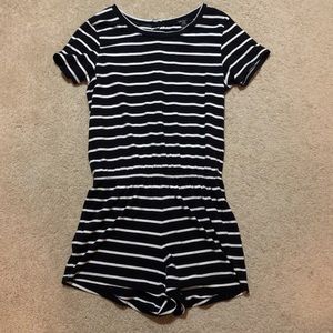 Striped romper